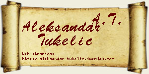 Aleksandar Tukelić vizit kartica